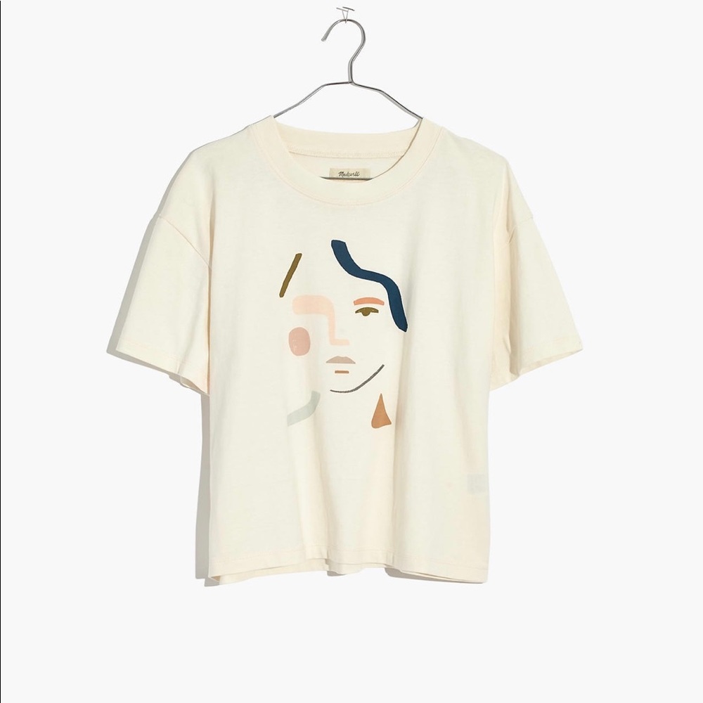 Madewell in Residence x Kit Agar Easy Crop Tee